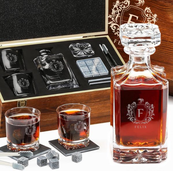 Modernes Whisky Dekanter Set