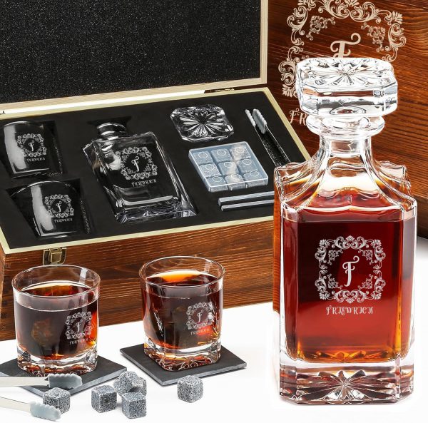 Hochwertiger Whisky Dekanter als Geschenkidee für Männer