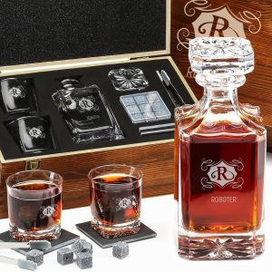 Personalisierter Whisky Dekanter für Männergeschenke