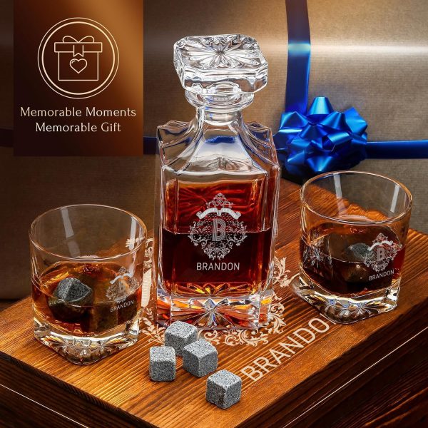 Whiskykaraffe mit Gravur