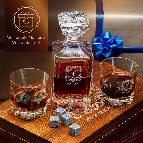 Personalisierter Whisky Dekanter für Männer