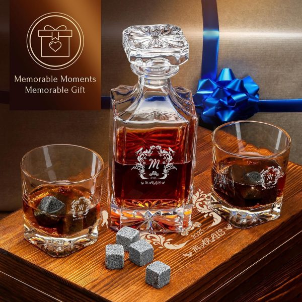 Whisky Dekanter mit individueller Namensgravur
