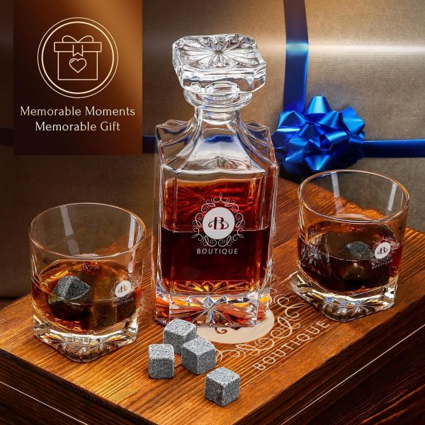 Personalisierte Karaffe als Weihnachtsgeschenk für Kollegen