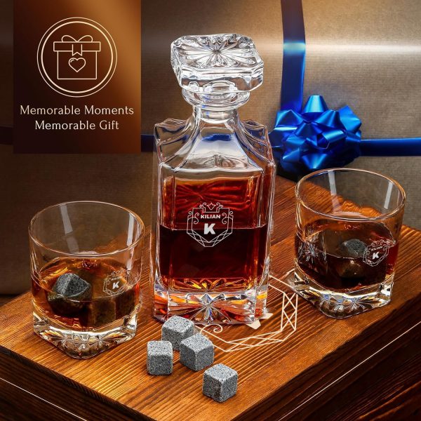 Personalisierte Whisky Karaffe für Geschäftspartner
