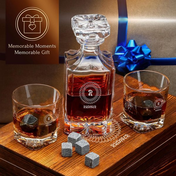 Personalisierte Whisky Karaffe für Paare