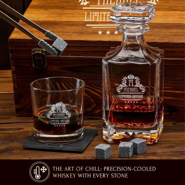 Graviertes Whisky Geschenk für Männer