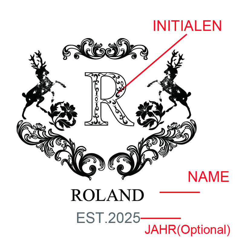 Hochwertige Whisky Karaffe mit Gravur