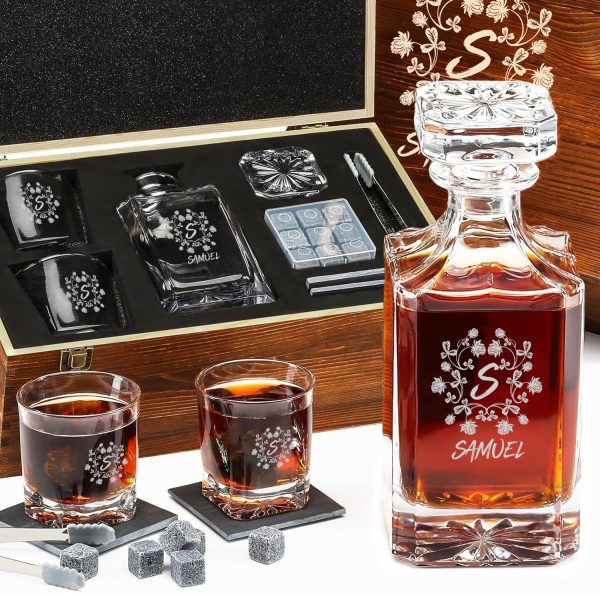 Persönliche Whisky Karaffe mit Gravur