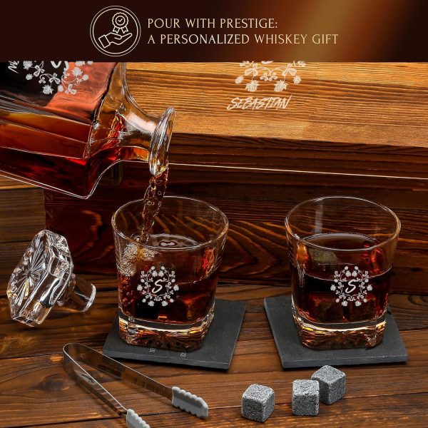 Persönliche Whisky Karaffe mit Gravur